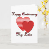 Gelukkig huwelijk mijn liefde kaart (Gele Bloem)