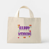 GELUKKIG HUWELIJK MINI TOTE BAG (Achterkant)