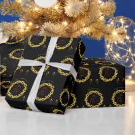 Gelukkig huwelijksceremonie cadeaupapier