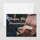 Gelukkig Huwelijksjubileum Briefkaart (Voorkant / Achterkant)