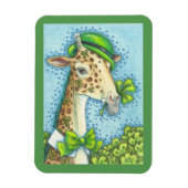 GELUKKIG IERS GIRAFFE MAGNEET Groen *Personaliseer (Verticaal)