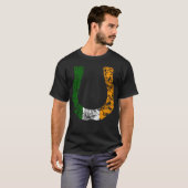 gelukkig Iers hoefijzer T-shirt (Voorkant volledig)
