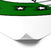 gelukkig ierse hoefijzer . poster (Hoek)