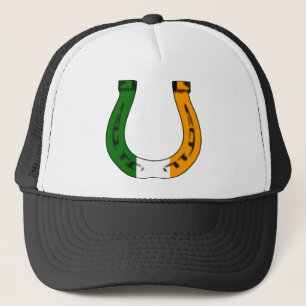 gelukkig ierse hoefijzer trucker pet