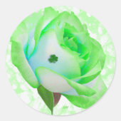 Gelukkig Ierse Roos sticker (Voorkant)