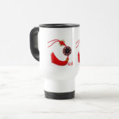 Gelukkig in Chinese karakters Reisbeker (Voorkant links)