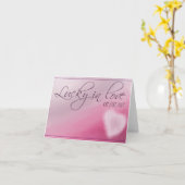 Gelukkig in de kaarten van de liefdenota (Gele Bloem)