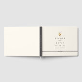 Gelukkig in de liefde | Rustieke Hoefijzers bruilo Gastenboek (Volledig)