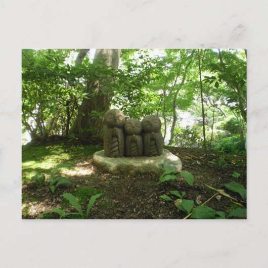 Gelukkig in de schaduw briefkaart (Voorkant)