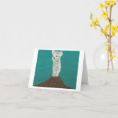 Gelukkig in de Wind Kaart (Gele Bloem)