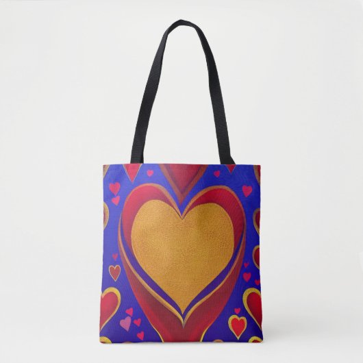 Gelukkig in Liefde Canvas tas (Voorkant)