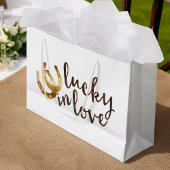 Gelukkig in Liefde Hoefijzer Groot Cadeauzakje