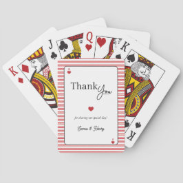 Gelukkig in liefde huwelijksgunst pokerkaarten