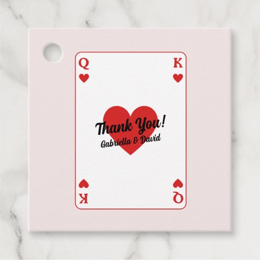 Gelukkig in liefde koppels douche dank je bedankjes labels (Voorkant)