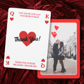 Gelukkig in liefde koppels douche foto dank u kaart