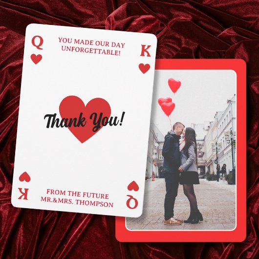 Gelukkig in liefde koppels douche foto dank u kaart