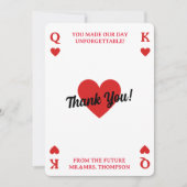 Gelukkig in liefde koppels douche foto dank u kaart (Voorkant)