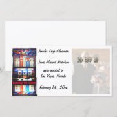 Gelukkig in liefde Las Vegas bruiloft aankondiging (Voorkant / Achterkant)