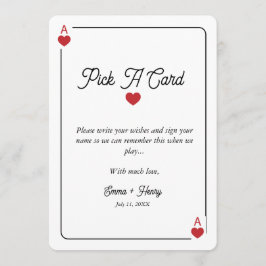 Gelukkig in Love Grab a Card-displaykaart Bedankkaart