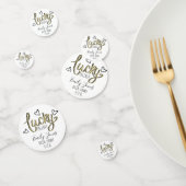 Gelukkig in Love Hearts Bruidsmeisjesfeest Confetti (Groep)