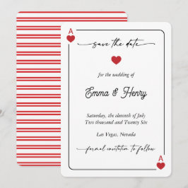 Gelukkig in Love Save the Date uitnodiging