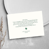 Gelukkig in Love Shamrock Heart Bruiloftsfeest Bedankkaart