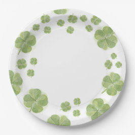 Gelukkig in Love Shamrock St. Patrick's Bruidsmeis Papieren Bordje