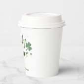 Gelukkig in Love St. Patrick's moderne bruidsuitno Papieren Bekers (Links)