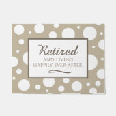 Gelukkig in ruste deurmat (Voorkant)