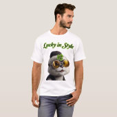 Gelukkig in stijl t-shirt (Voorkant volledig)