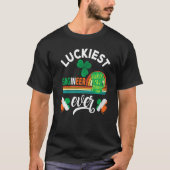 Gelukkig ingenieur ooit Shamrock St Patrick Day Fu T-shirt (Voorkant)