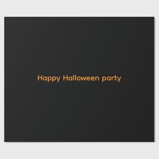 Gelukkig Inpakpapier Halloween-feest (Vlak)