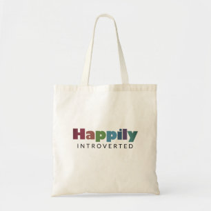 Gelukkig Introverted Canvas tas