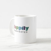 Gelukkig Introverted Coffee-Mok Koffiemok (Voorkant links)