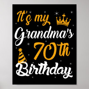 Gelukkig is het de 70ste verjaardag van mijn oma 1 poster
