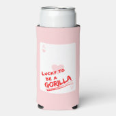 Gelukkig is het een gorilla seltzer blikjeskoeler (Seltzer Voorkant)