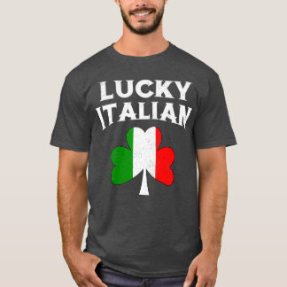 Gelukkig Italiaans St Patricks Day Iers Italië T-shirt