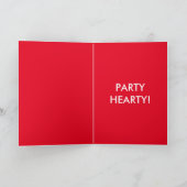 Gelukkig jaar van de glans. Kleurrijke ballonnen o Kaart (Binnen)