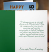 Gelukkig jaar van de houtslang Chinese maan 2025 Feestdagen Kaart