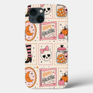 Gelukkig Jacht Roze Schedel Stempel Case