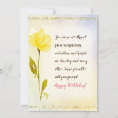 Gelukkig, je bent Worthy! Kaart (Achterkant)