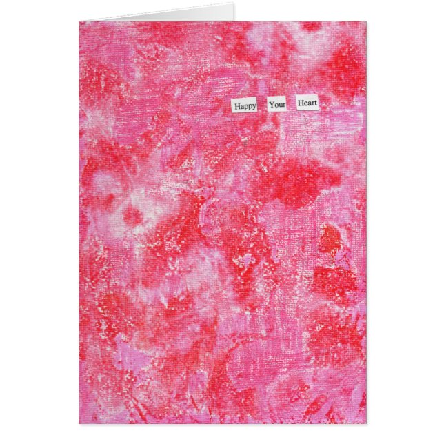 Gelukkig je hartkaart (Voorkant)