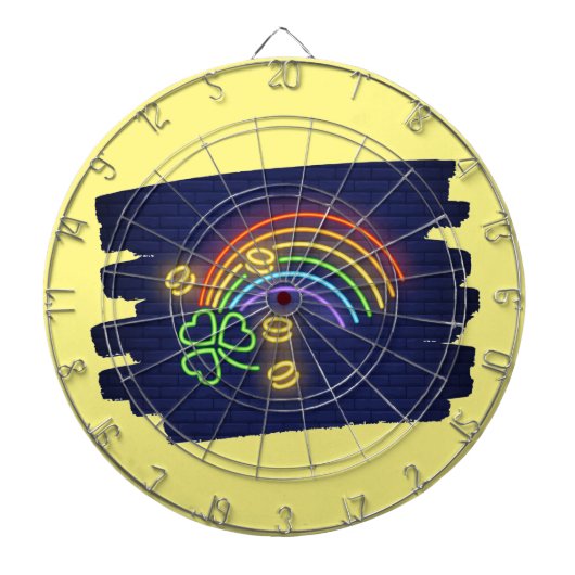 Gelukkig jij! Dart Board Dartbord (Voorkant)
