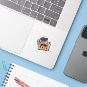 Gelukkig Jochie St. Patrick's Dag Kinderen Klaverb Sticker (Laptop met iPhone)