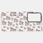 Gelukkig joggen magisch monster wezen samsung galaxy hoesje (Linkerkant)