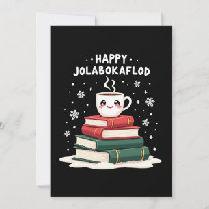 Gelukkig Jolabokaflod Gezinsfeest Cadeau Feestdagenkaart