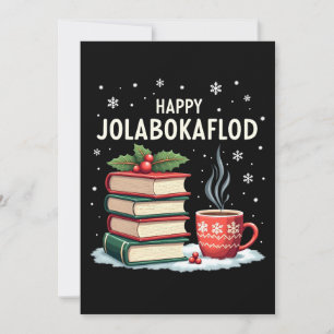Gelukkig Jolabokaflod Gezinsfeest Cadeau Feestdagenkaart