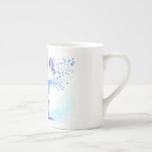 Gelukkig jong meisje met fiets Mok (Rechts)