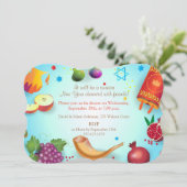 Gelukkig Joods Nieuwjaar Rosh Hashana Kaart (Staand voorkant)