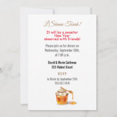 Gelukkig Joods Nieuwjaar Rosh Hashana Kaart (Achterkant)